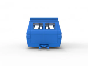 Dragster Van Scale 1 to 25 3D Print Model