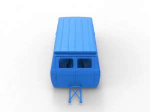 Dragster Van Scale 1 to 25 3D Print Model