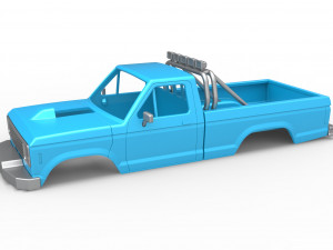 Shell of vintage Ranger Monster Truck Scale 1 to 25 3Dプリントモデル