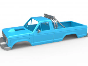 Guscio del Ranger Monster Truck vintage in scala da 1 a 25 Modello di stampa 3D