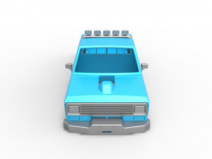 Shell of vintage Ranger Monster Truck Scale 1 to 25 Modelo de Impressão 3D