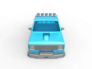 Shell of vintage Ranger Monster Truck Scale 1 to 25 3D Print Model