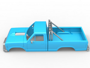 Shell of vintage Ranger Monster Truck Scale 1 to 25 Modelo de Impressão 3D