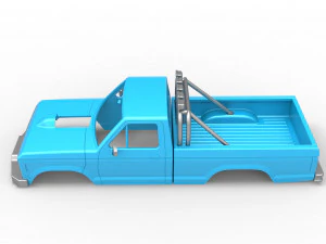 Shell of vintage Ranger Monster Truck Scale 1 to 25 3D Print Model