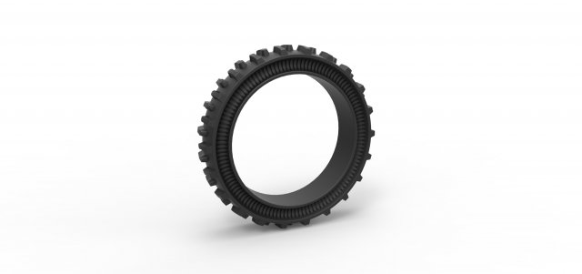 Tractor Cup tire Version 2 Scale 1 to 25 Model do druku 3D .c4d .max .obj .3ds .fbx .stl .blend