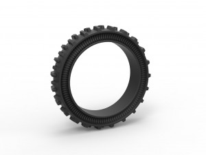 Tractor Cup tire Version 2 Scale 1 to 25 Modelo de impresión 3D