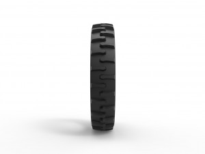 Tractor Cup tire Version 2 Scale 1 to 25 Model do druku 3D