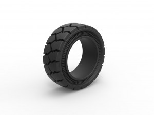 Tractor Cup tire Version 4 Scale 1 to 25 3D Принт Модель