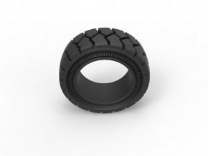 Tractor Cup tire Version 4 Scale 1 to 25 3D Принт Модель