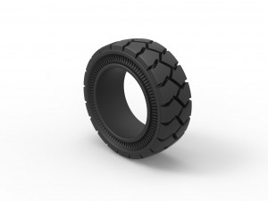 Tractor Cup tire Version 4 Scale 1 to 25 3D Принт Модель