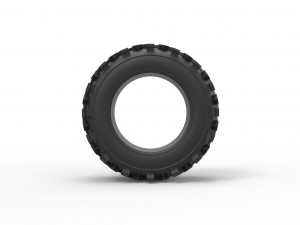Offroad tire 105 Scale 1 to 25 3D Print Model