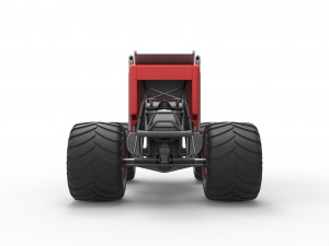 Monster tow Truck Scale 1 to 25 3D printmodel