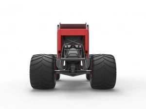 Monster tow Truck Scale 1 to 25 3D Print Model