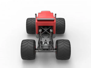 Monster tow Truck Scale 1 to 25 3D Print Model