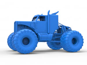 Monster tow Truck Scale 1 to 25 3D Print Model