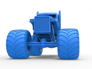 Monster tow Truck Scale 1 to 25 3D Print Model