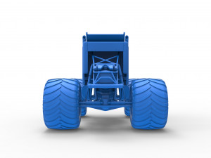 Monster tow Truck Scale 1 to 25 3D printmodel