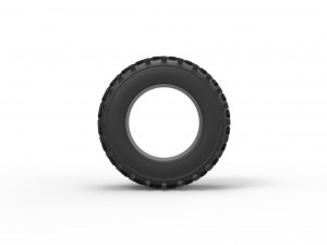 Offroad tire 106 Scale 1 to 25 Model do druku 3D