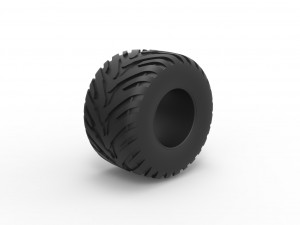 Tractor tire 18 Scale 1 to 25 3D प्रिंट मॉडल