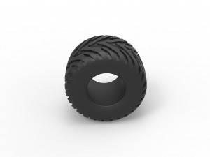 Tractor tire 18 Scale 1 to 25 3D प्रिंट मॉडल