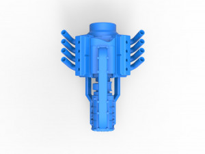 Engine V8 for vintage dragster Version 3 Scale 1 to 25 3Dプリントモデル