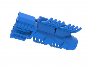 Engine 2 V8 Version 7 Scale 1 to 25 3Dプリントモデル