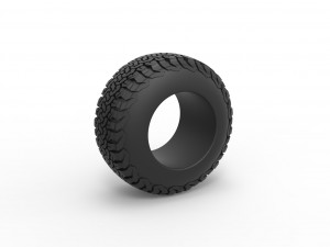 Offroad tire 108 Scale 1 to 25 Modèles 3D en vedette