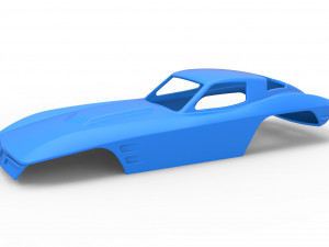 Sport car shell for monster truck Scale 1 to 25 3D प्रिंट मॉडल