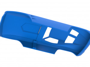 Sport car shell for monster truck Scale 1 to 25 3D Принт Модель