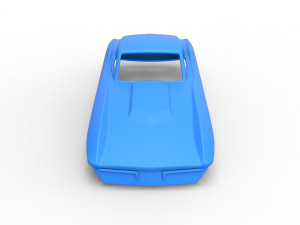 Sport car shell for monster truck Scale 1 to 25 3D Принт Модель
