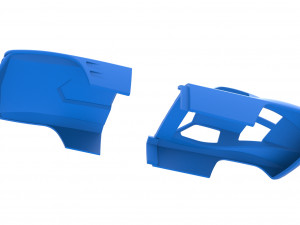 Sport car shell for monster truck Scale 1 to 25 3D Принт Модель