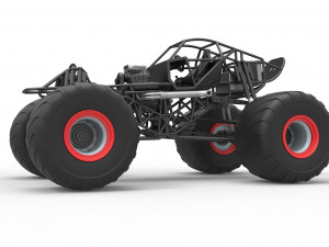Monster truck base Version 2 Scale 1 to 25 3D 프린트 모델