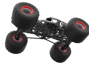 Monster truck base Version 2 Scale 1 to 25 3D 프린트 모델