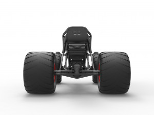 Monster truck base Version 2 Scale 1 to 25 3D 프린트 모델