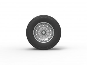 10 Hole double wheel of trailer Scale 1 to 25 Modelo de Impressão 3D