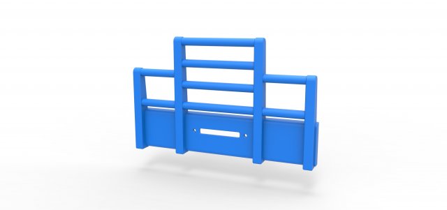 Moose bumper for semi truck Version 2 Scale 1 to 25 3Dプリントモデル .c4d .max .obj .3ds .fbx .stl .blend 