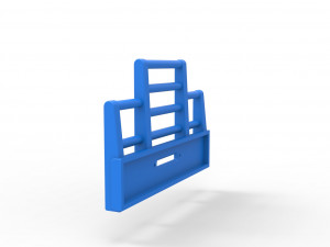 Moose bumper for semi truck Version 2 Scale 1 to 25 3Dプリントモデル