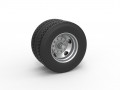 5 Hole double wheel of trailer Scale 1 to 25 Modèles 3D en vedette