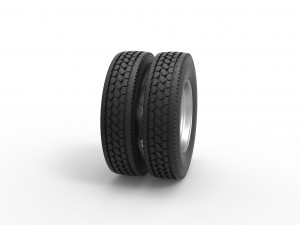 5 Hole double wheel of trailer Scale 1 to 25 Modelo de impresión 3D