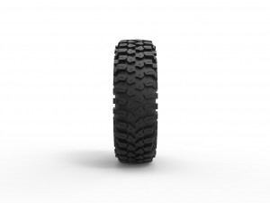Offroad tire 109 Scale 1 to 25 3D 打印模型