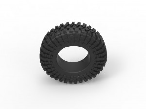 Offroad tire 109 Scale 1 to 25 3D 打印模型