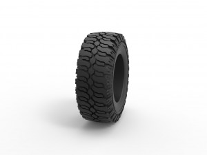 Offroad tire 110 Scale 1 to 25 3D Print Model