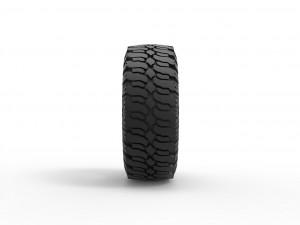 Offroad tire 110 Scale 1 to 25 3D Print Model