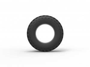 Offroad tire 110 Scale 1 to 25 3D Print Model