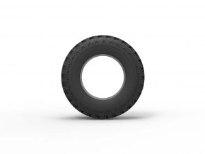 Offroad tire 110 Scale 1 to 25 3D Print Model