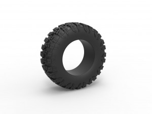 Offroad tire 112 Scale 1 to 25 3D-printmodel