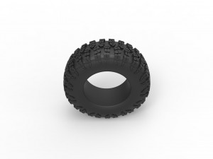 Offroad tire 112 Scale 1 to 25 3D-printmodel