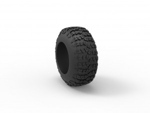 Offroad tire 113 Scale 1 to 25 3D Print Model