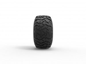 Offroad tire 115 Scale 1 to 25 Modello di stampa 3D
