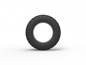 Offroad tire 116 Scale 1 to 25 Model Cetak 3D
